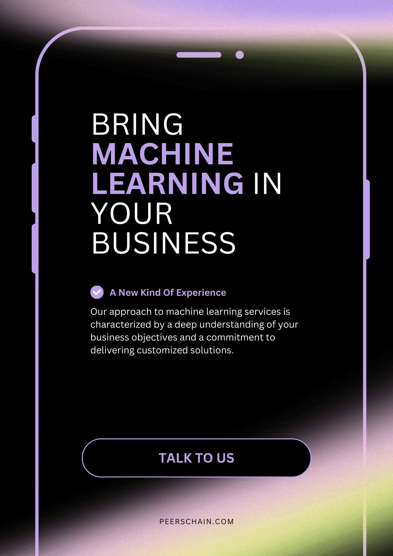 Bring Machine Learning in your Business